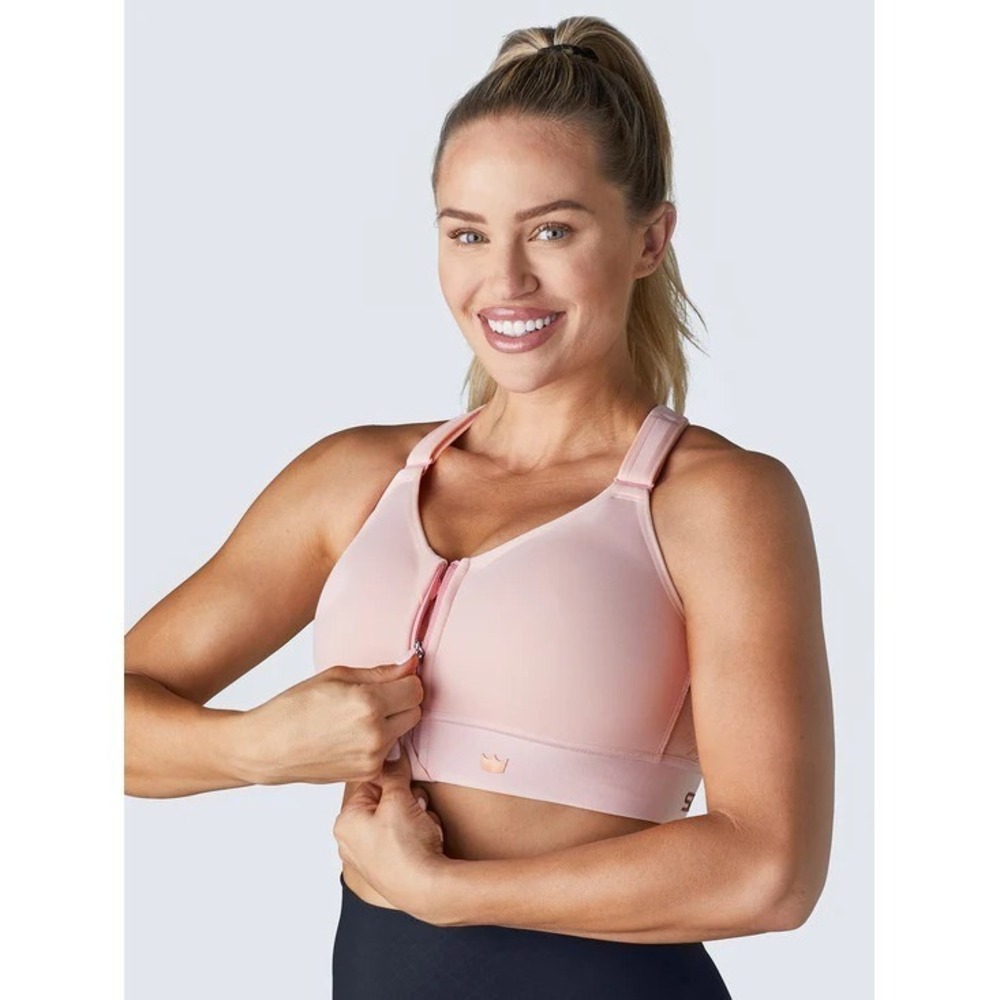 SHEFIT FLEX Blush Sports Bra Size Xsmall Supportive Activewear Medium Impact